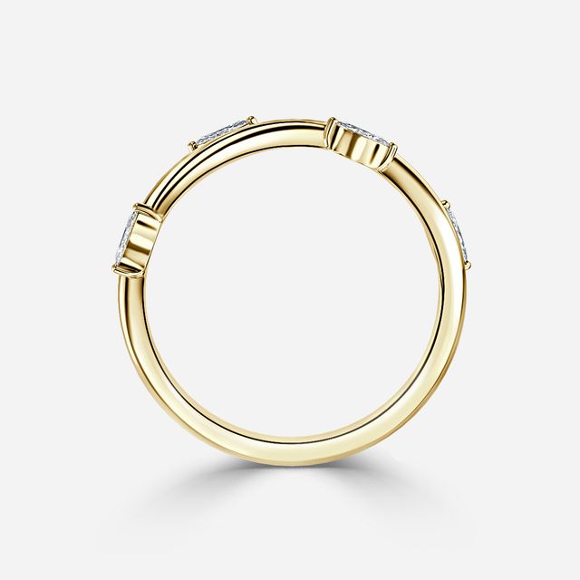 Tiare Wedding Ring In Yellow Gold