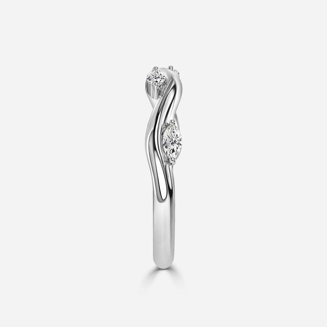 Tiare Wedding Ring In Platinum