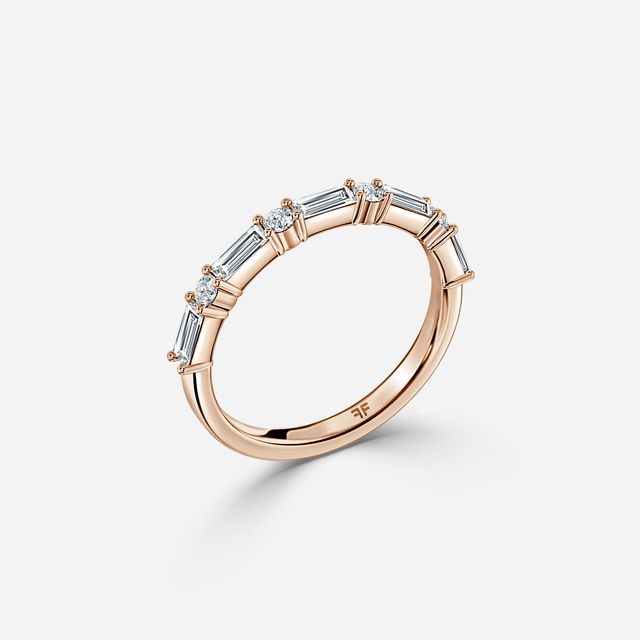 Linnia Wedding Ring In Rose Gold