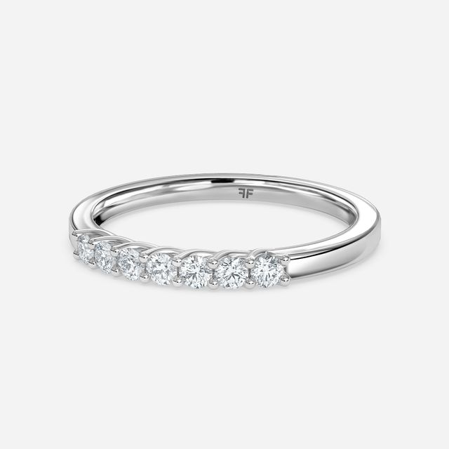 Nour 1.70mm Wedding Ring In White Gold