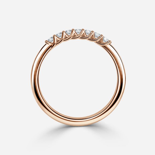 Nour 1.70mm Wedding Ring In Rose Gold