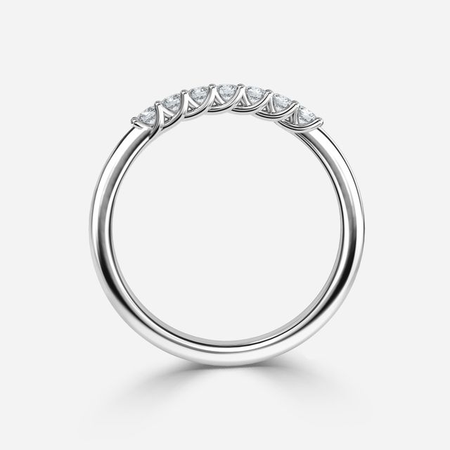 Nour 1.70mm Wedding Ring In White Gold