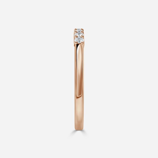 Nour 1.70mm Wedding Ring In Rose Gold