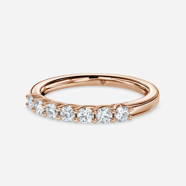 Nour 2.00mm Wedding Ring In Rose Gold