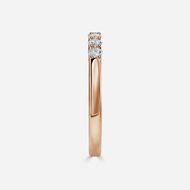 Nour 2.00mm Wedding Ring In Rose Gold