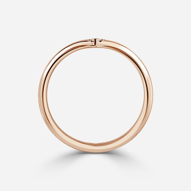 Cleo Wedding Ring In Rose Gold