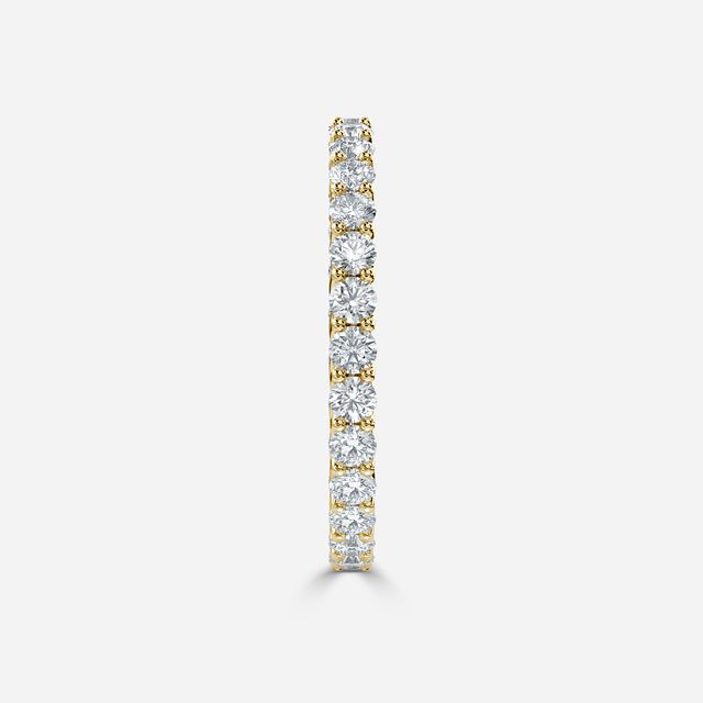 Rozen Eternity Ring In Yellow Gold