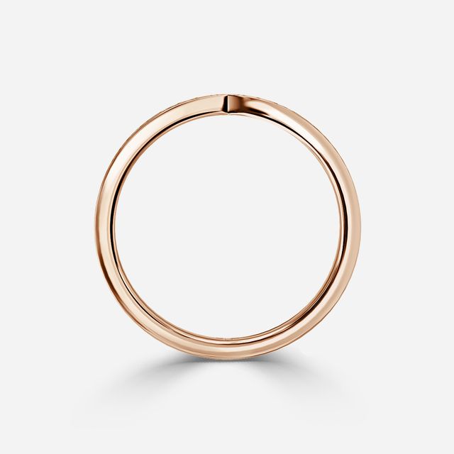 York Wedding Ring In Rose Gold