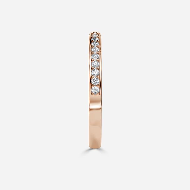 York Wedding Ring In Rose Gold