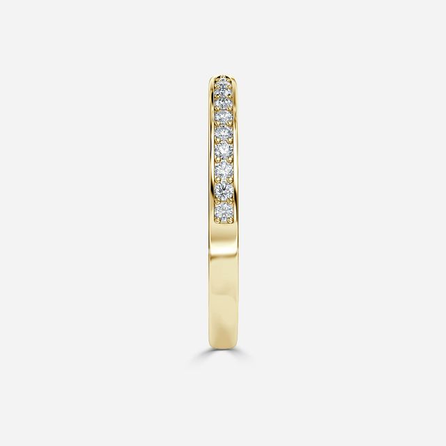 York Wedding Ring In Yellow Gold