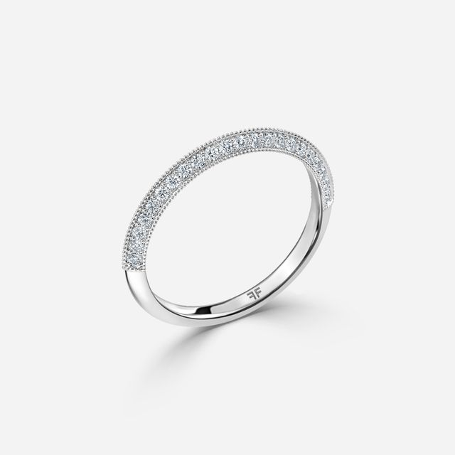 Aubri Wedding Ring In White Gold