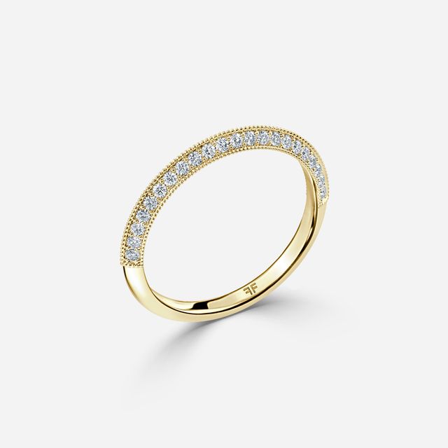Aubri Wedding Ring In Yellow Gold