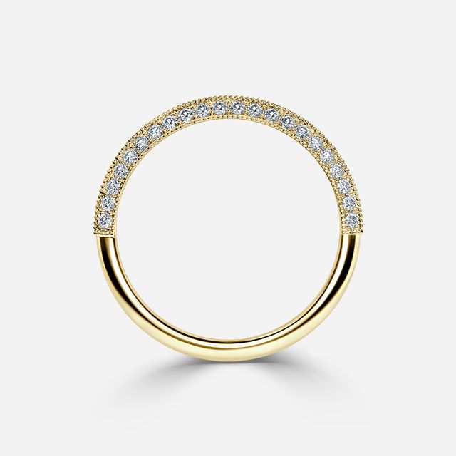 Aubri Wedding Ring In Yellow Gold