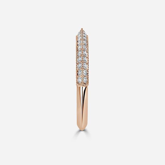 Aubri Wedding Ring In Rose Gold