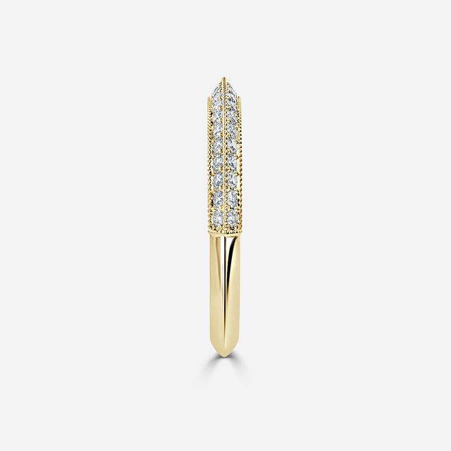 Aubri Wedding Ring In Yellow Gold