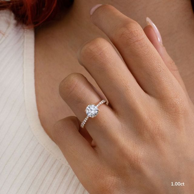 Firefly Rose Gold Engagement Ring