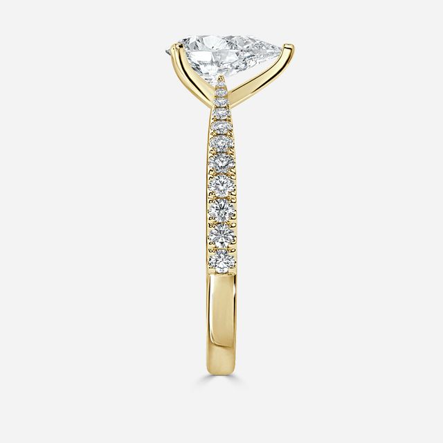 Firefly Yellow Gold Engagement Ring