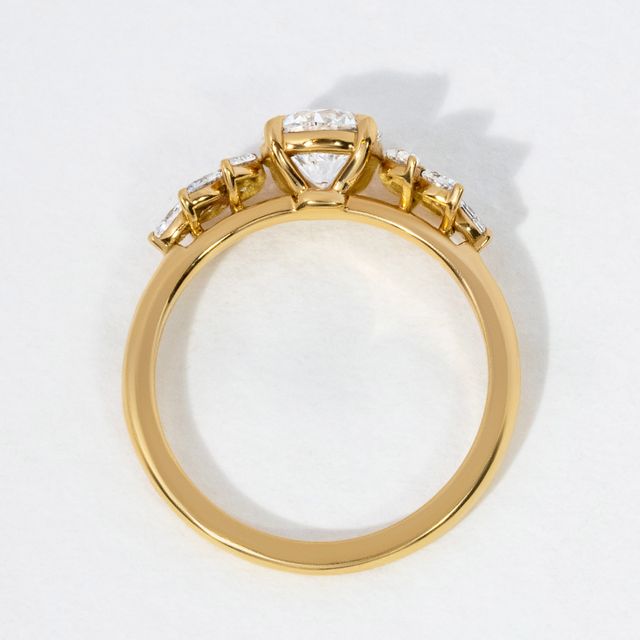 Anastasia Round Yellow Gold - 0.80ct