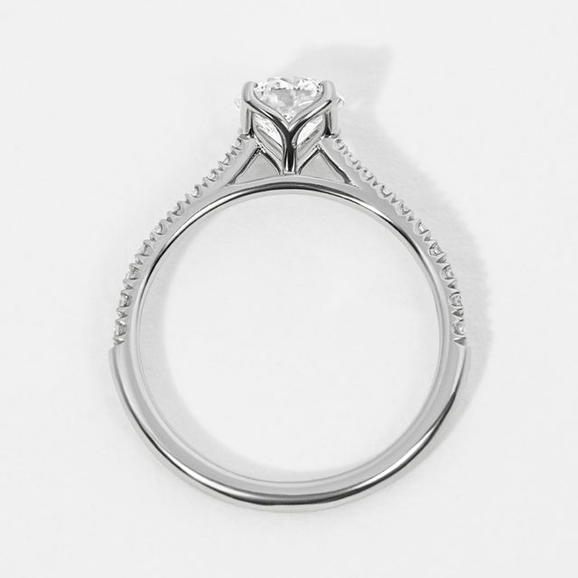 Round Diamond Platinum Engagement Ring - 1.00ct