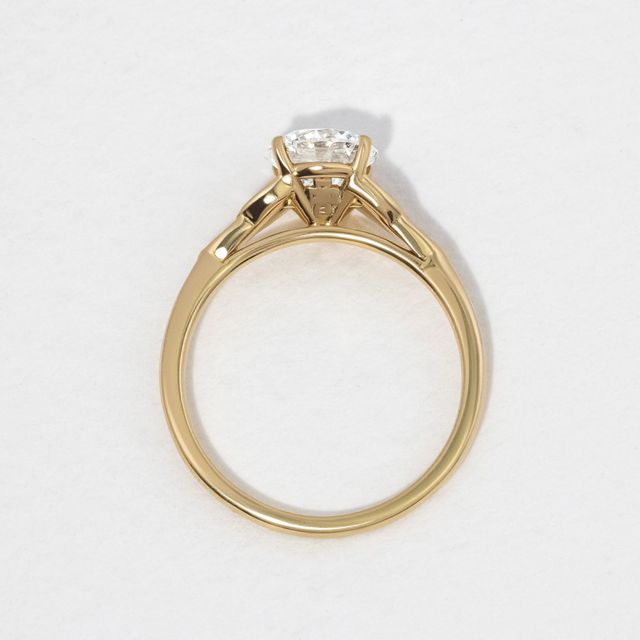 Celtic Song Engagement Ring Round Lab Diamond - 1.20ct
