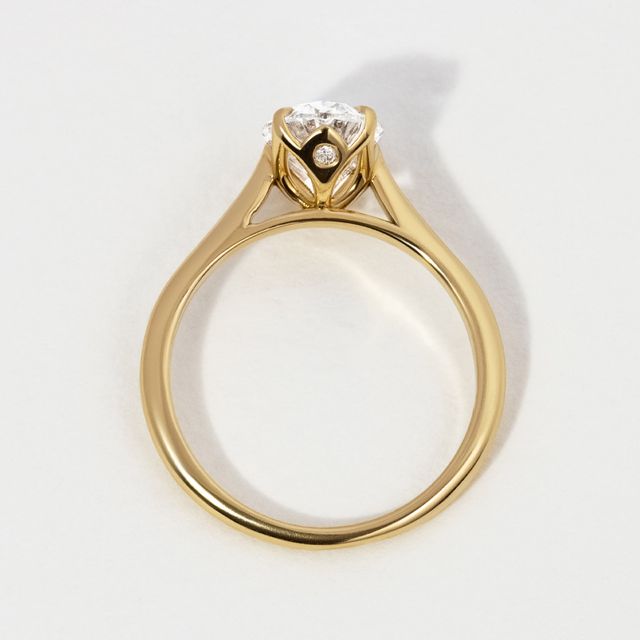 Oval Diamond Lab Grown Solitaire Engagement Ring- 1.50ct