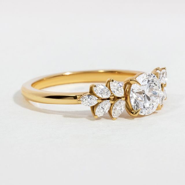 Anastasia Round Yellow Gold - 0.80ct