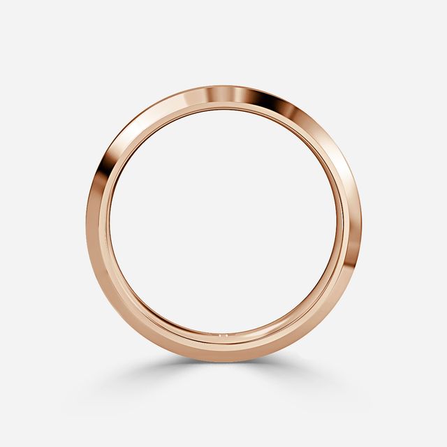 Maverick- Gents 5mm Rose Gold Wedding Ring