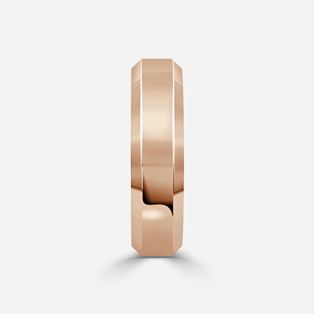 Maverick- Gents 5mm Rose Gold Wedding Ring