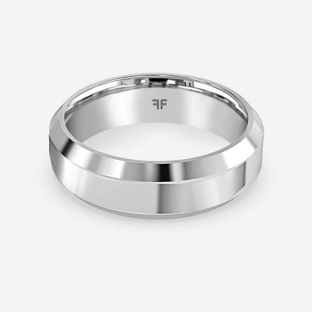 Gents 6mm Platinum Wedding Ring