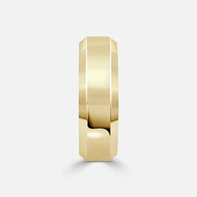 Gents 6mm Yellow Gold Wedding Ring
