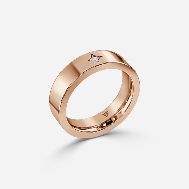 Oliver 5mm Rose Gold Wedding Ring