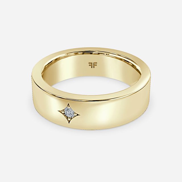 Oliver 6mm Yellow Gold Wedding Ring