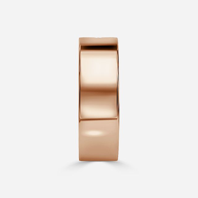Oliver 6mm Rose Gold Wedding Ring
