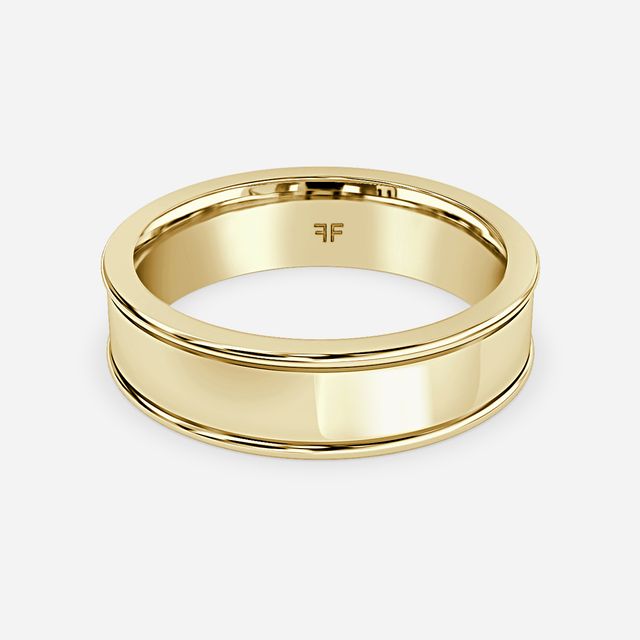 Jordan 5mm Yellow Gold Wedding Ring