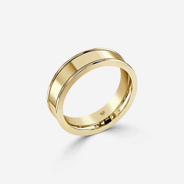 Jordan 6mm Yellow Gold Wedding Ring