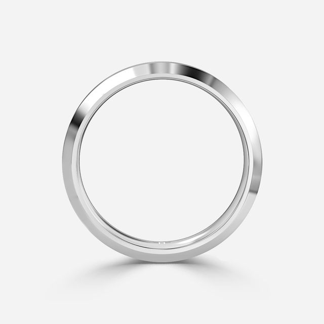 Ezra 5mm White Gold Wedding Ring