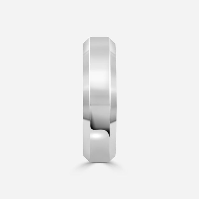 Ezra 5mm White Gold Wedding Ring