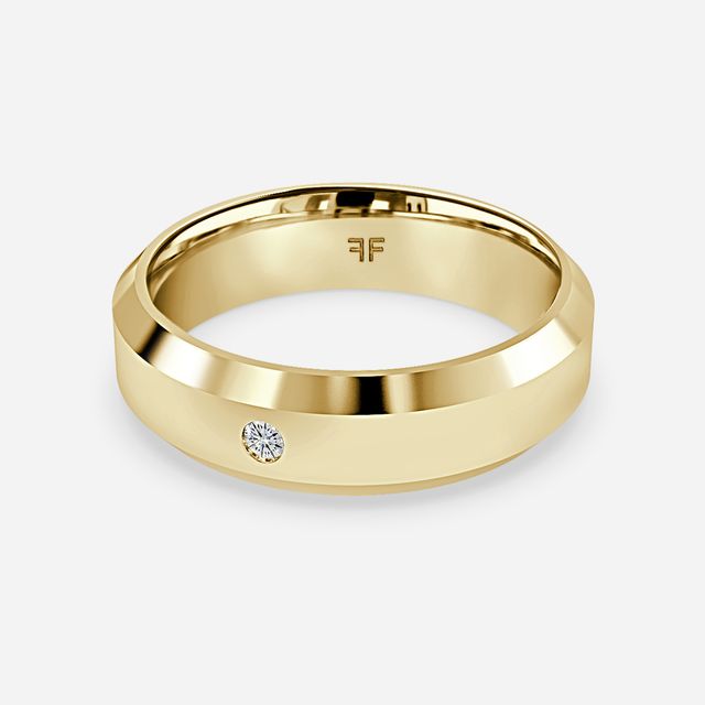 Ezra 6mm Yellow Gold Wedding Ring