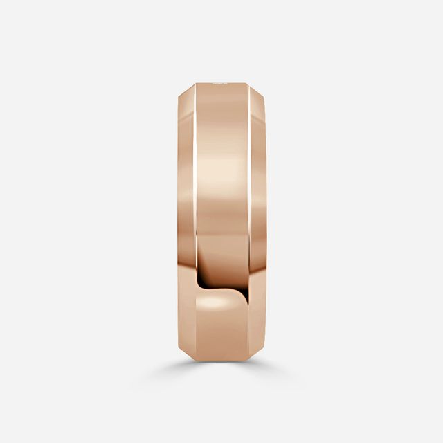 Ezra 6mm Rose Gold Wedding Ring