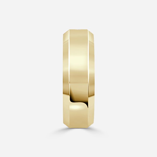 Ezra 6mm Yellow Gold Wedding Ring