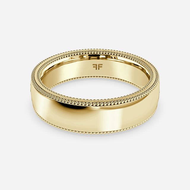 Luis 5mm Yellow Gold Wedding Ring