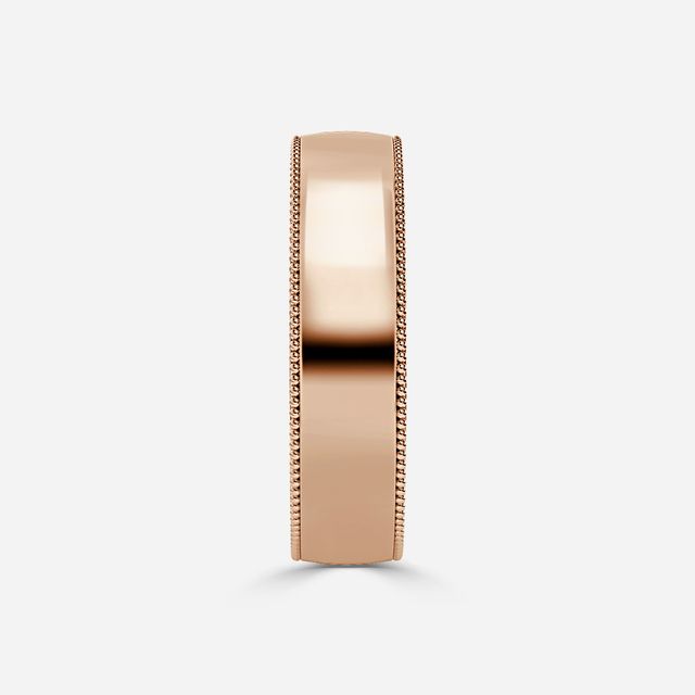 Luis 5mm Rose Gold Wedding Ring