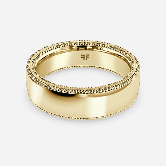 Luis 6mm Yellow Gold Wedding Ring
