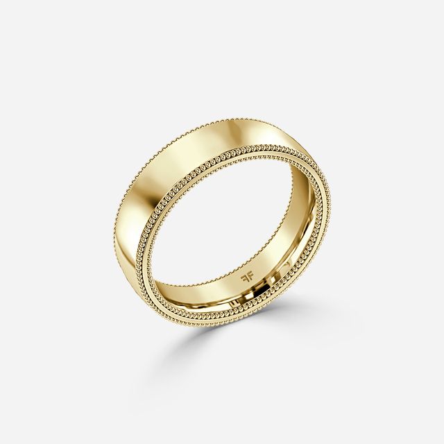 Luis 6mm Yellow Gold Wedding Ring