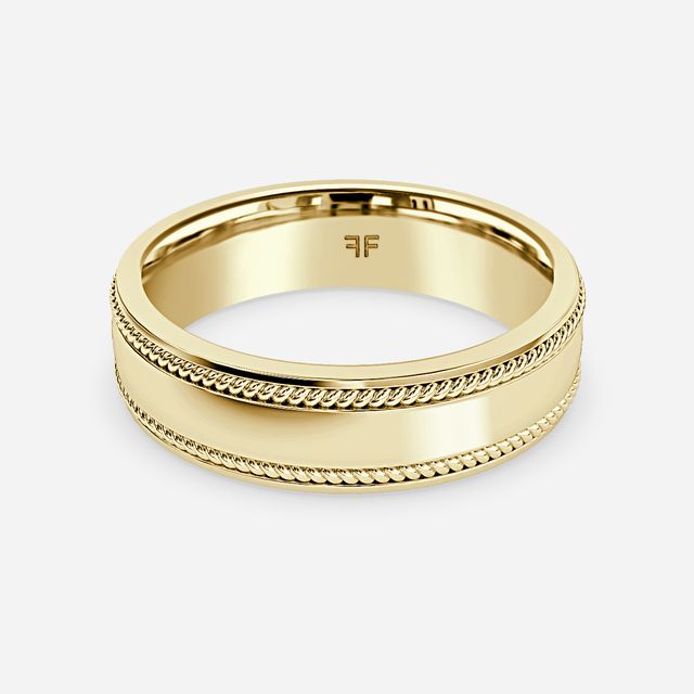 Finley 5mm Yellow Gold Wedding Ring