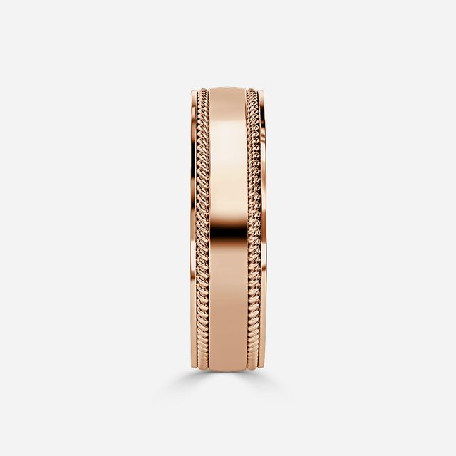 Finley 5mm Rose Gold Wedding Ring