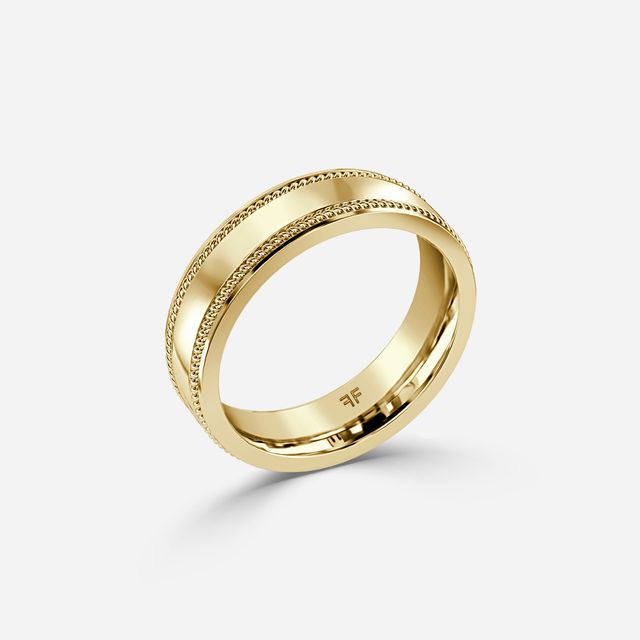 Finley 6mm Yellow Gold Wedding Ring