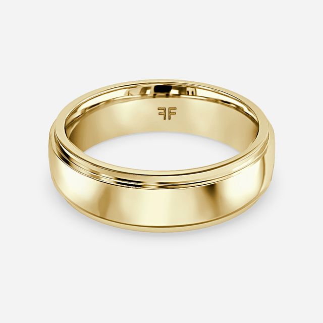 Merriot 6mm Yellow Gold Wedding Ring