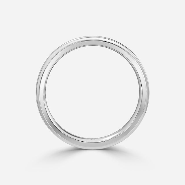 Merriot 6mm White Gold Wedding Ring