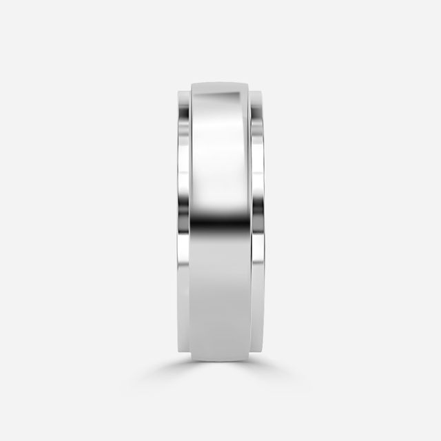 Merriot 6mm White Gold Wedding Ring